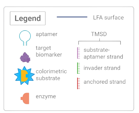 Figure 1: legend of diagram components.
